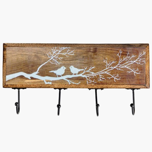 DECORATED WOODEN HANGER