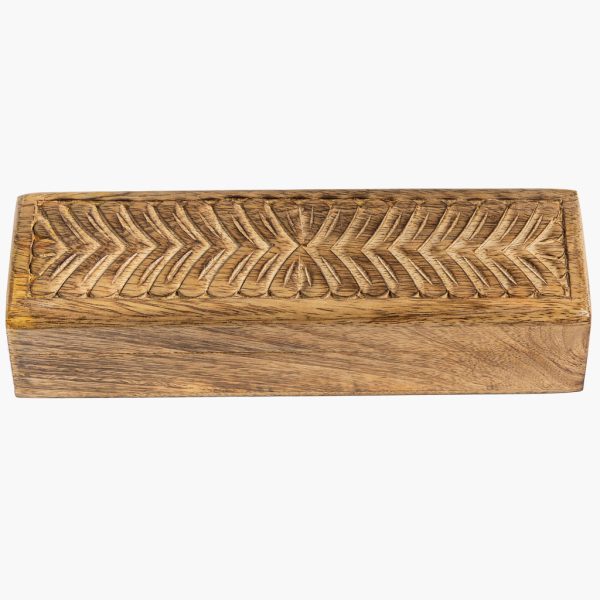 CARVED WOODEN BOX
